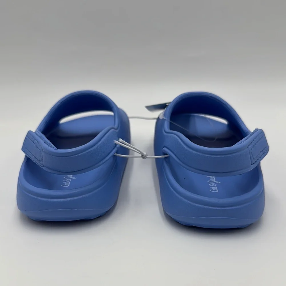 NWT Cat & Jack Kid's Blue Clogs Size 12 (Toddlers) - Picture 4 of 8
